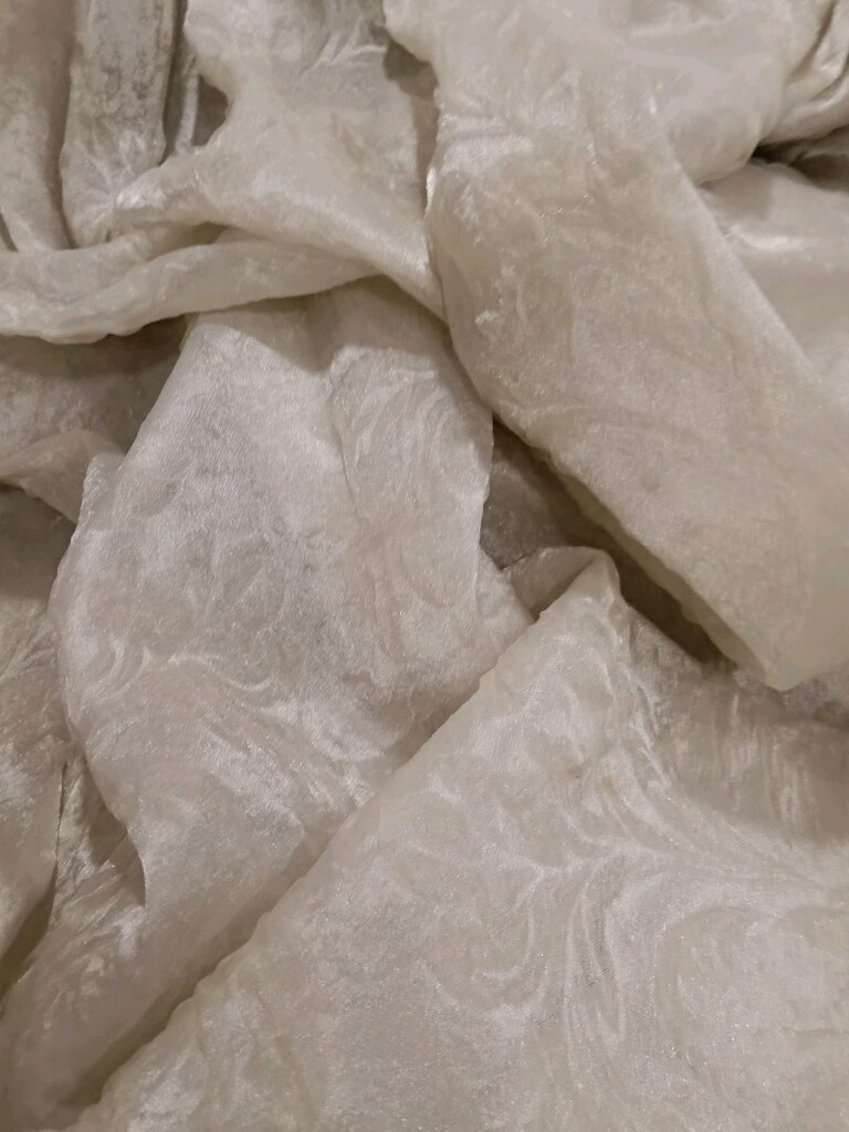 Krem renkli tül perde - 3
