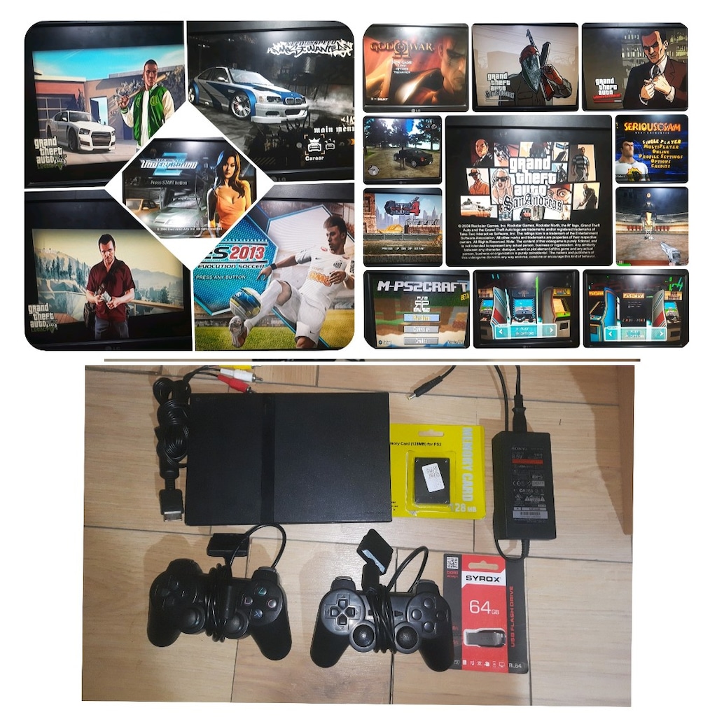 PlayStation 2 Oyun Konsolu Oyunlu