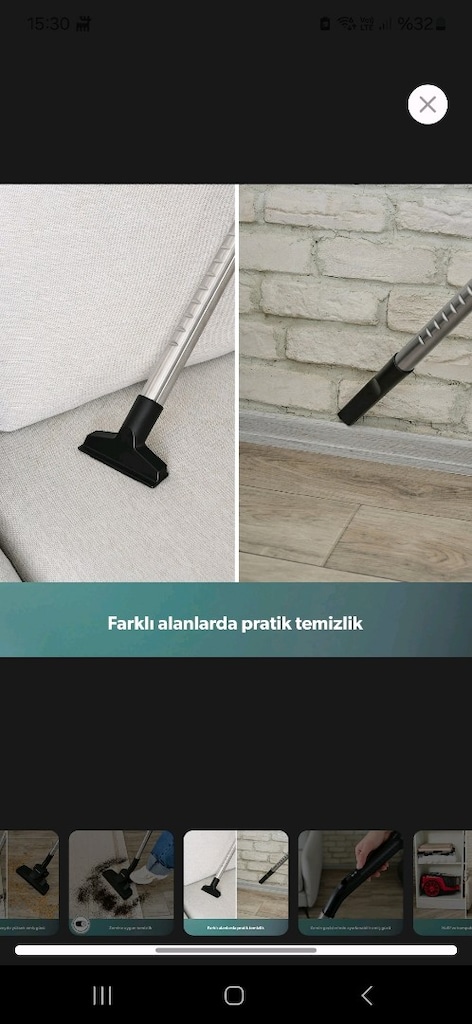 Homend Dustroyel 1255H yatay süpürge - 2