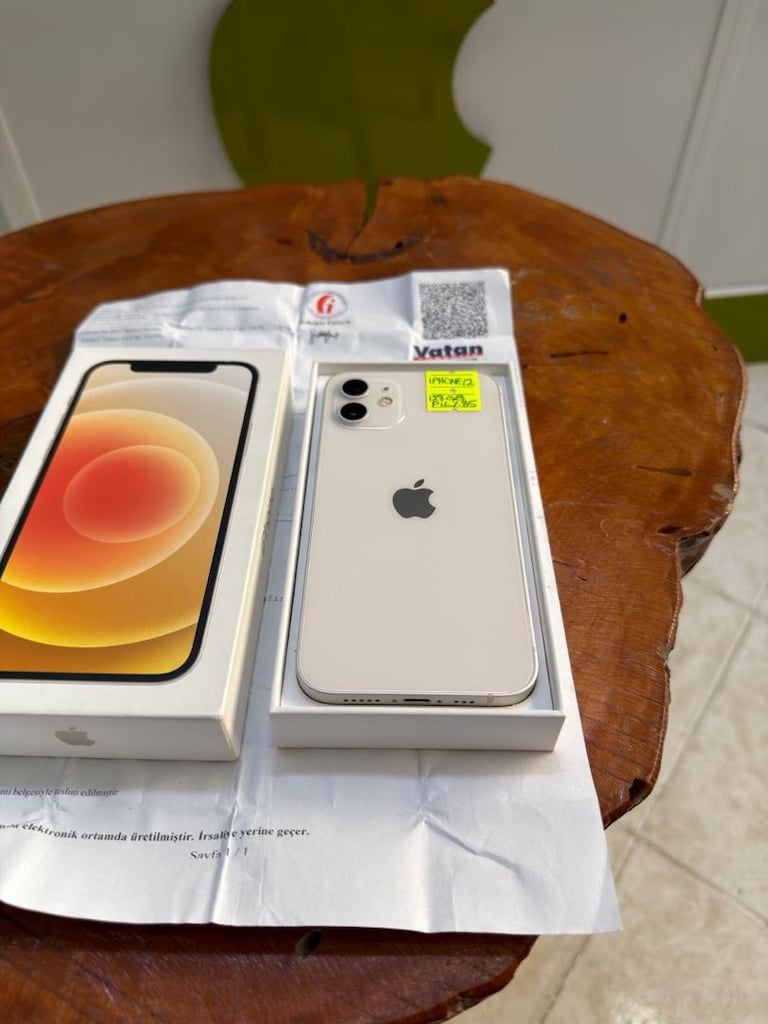 IPHONE 12 TR 128 GB MAĞAZADAN BEYAZ RENK - 2