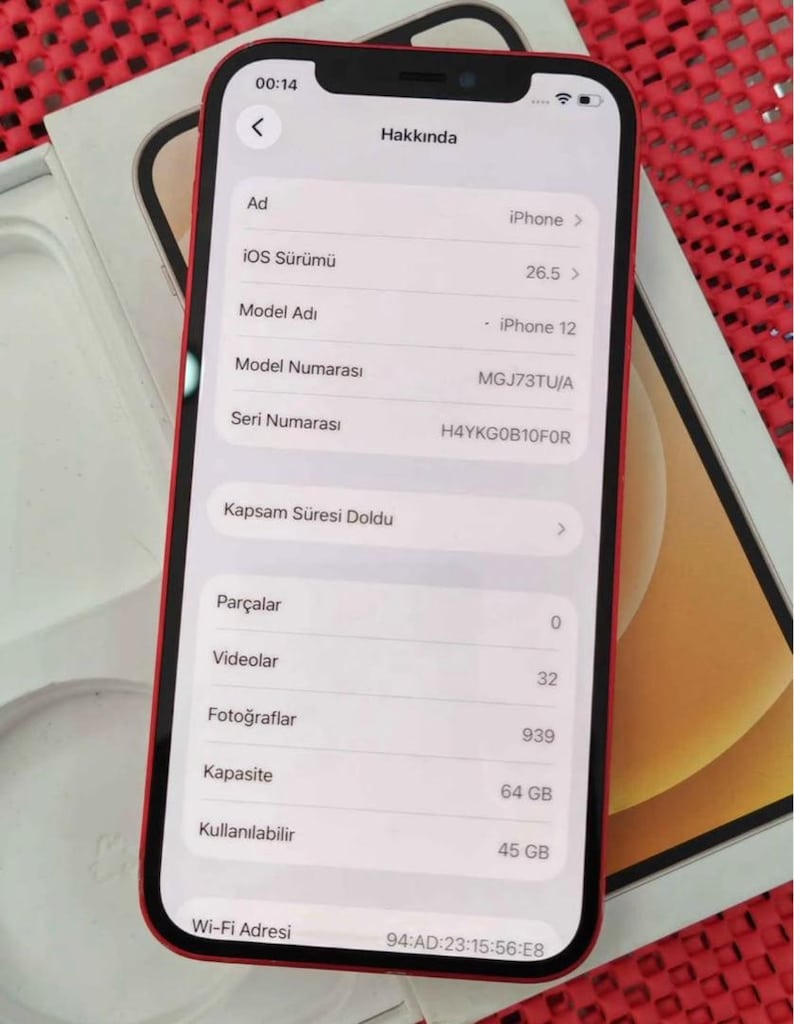 İPHONE 1264 GB PİL 89 TR CİHAZI TERTEMİZ 2.EL FİYAT SON - 5