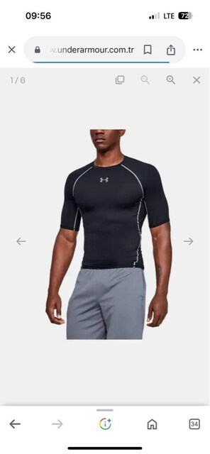 under armour heat gear tişört