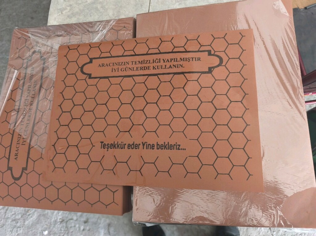 Latex kağıt oto paspas 100 lü - 2