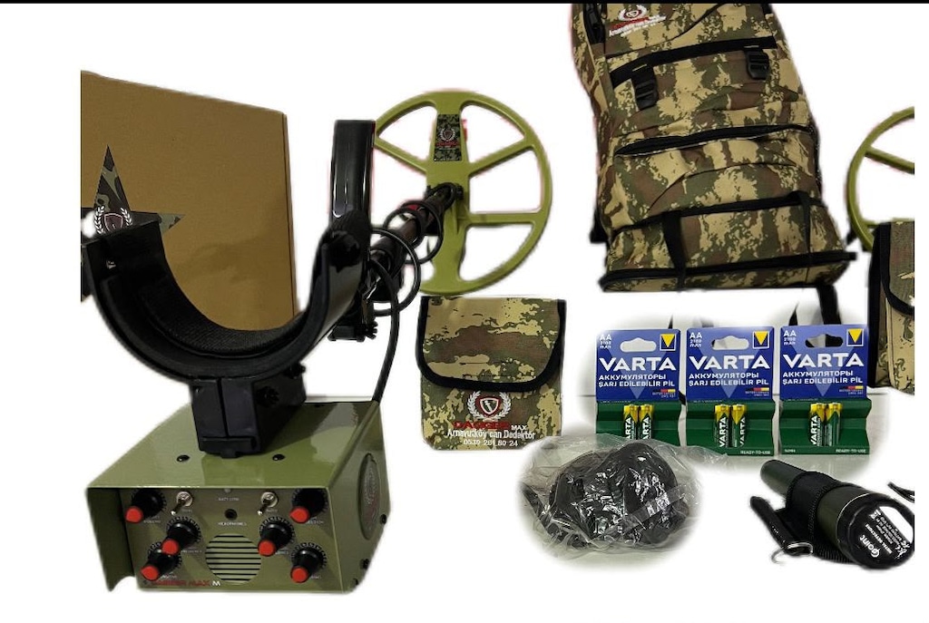 Dagger Max Mega Pro Paket VLF Define ve Altın Dedektörü (Analog Si... - 4