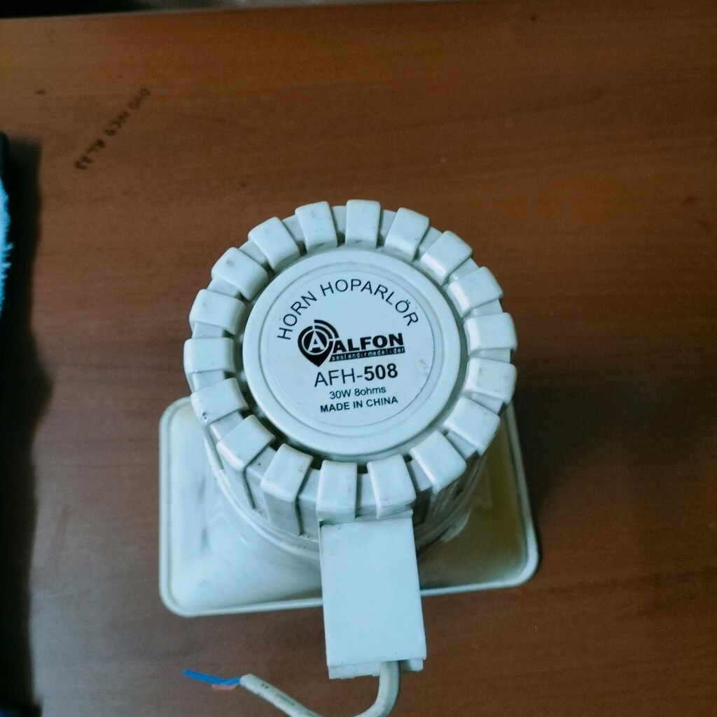 Pazarcı anfisi için horn hoparlör.Alfon afh 508 8ohm ve 30watt. - 3