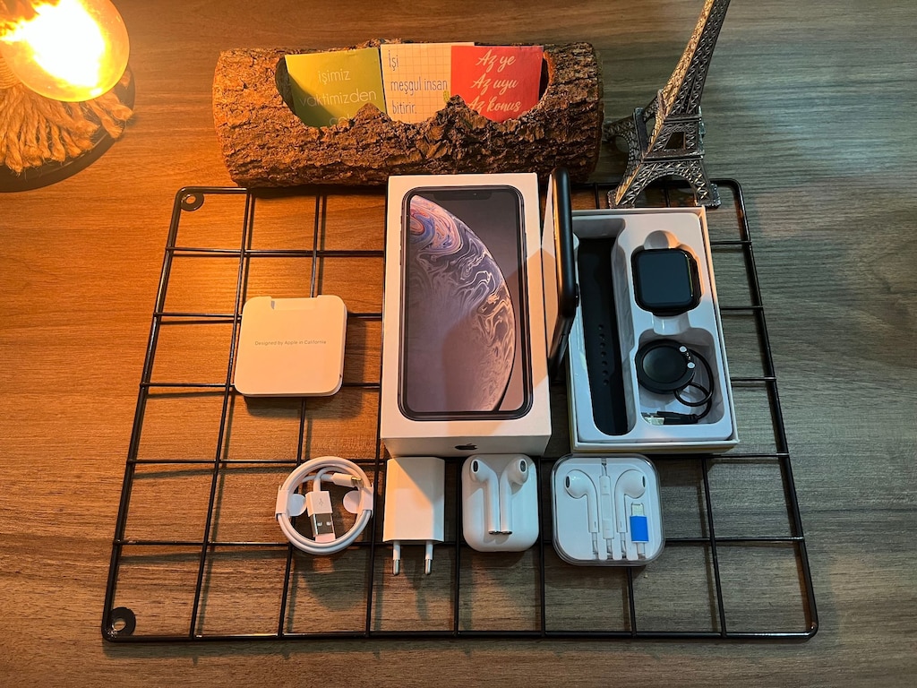 FULL AKSESUARLI 128 GB İPHONE XR BLACK - 7