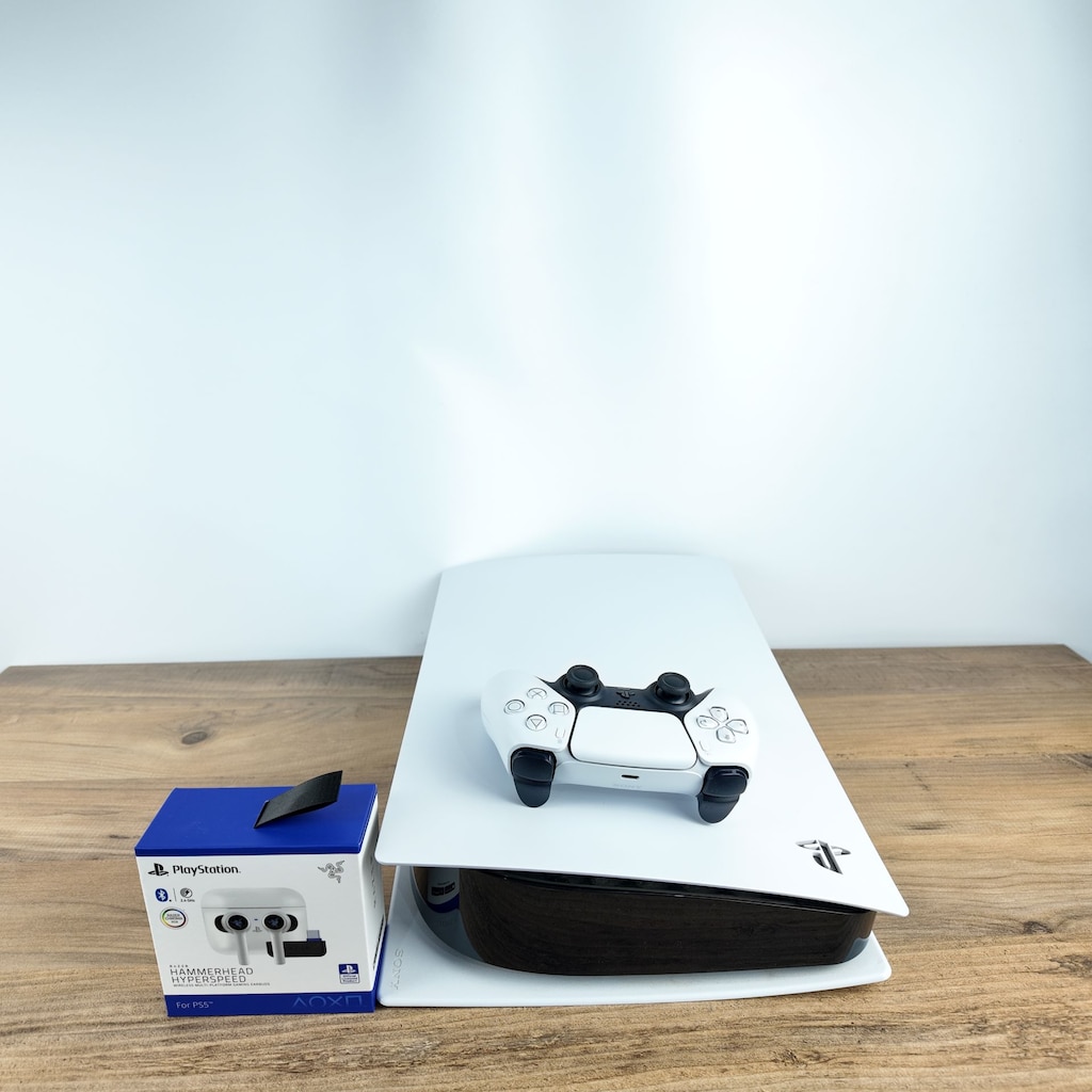 PLAYSTATION 5 STANDART CDLİ TEK KOL + RAZER HAMMERHEAD KULAKLIK - 4