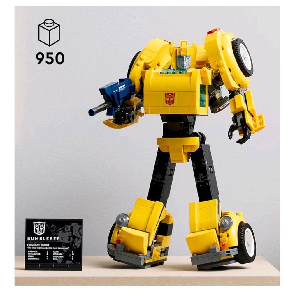 LEGO 10338 Icons Transformers Bumblebee figür Robot Aksiyon Yapım Seti - 2