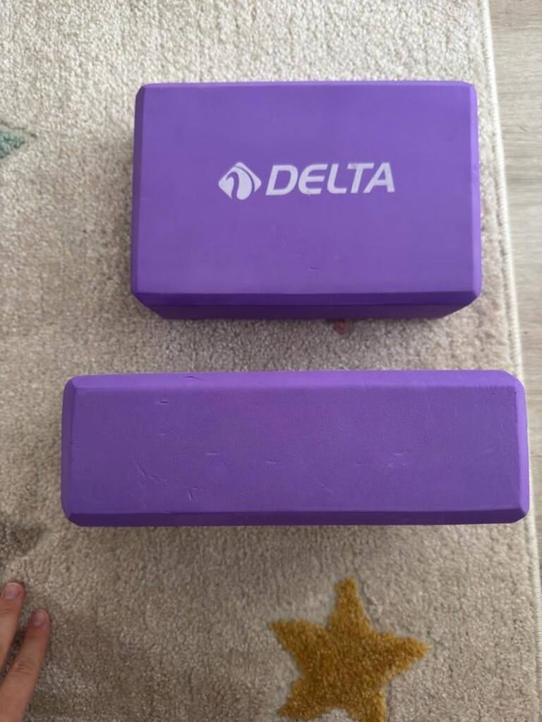 Delta Mor Çiftli Yoga Blok Seti - 2 Adet - 2