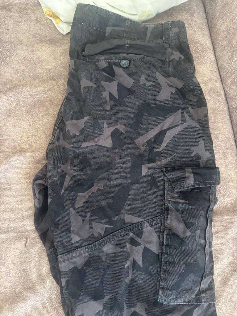 kamufulaş yan çepli rahat karğo pantolon 32 beden - 3