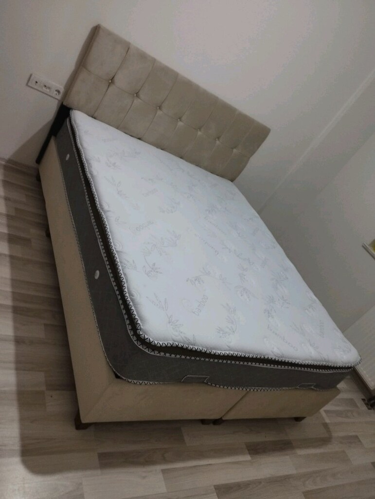UYGUN FİYATA ŞOK KAMPANYA ÇİFT KİŞİLİK SIFIR BAZA BAŞLIK YATAK - 3