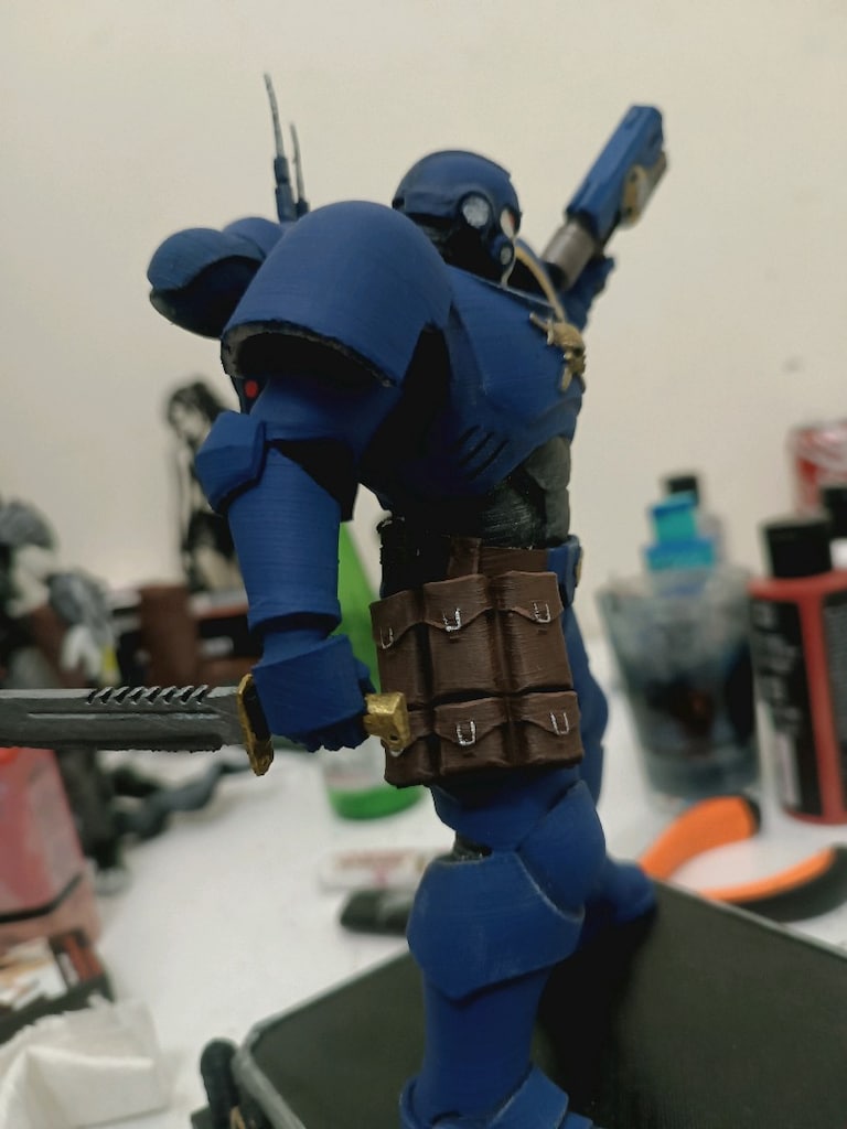 warhammer 40k space marin figür 22cm - 4