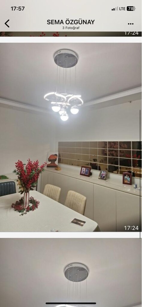 LED LAMBALI SALON AVİZESİ - 3