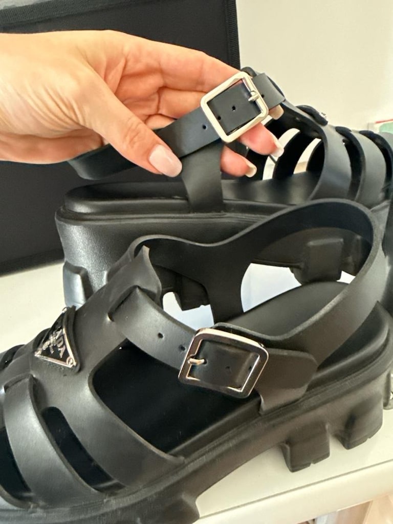 Prada Monolith Sandalet - 4