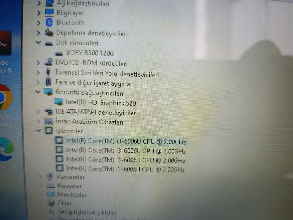 Temiz Dell Inspiron 15 (i3 6. Nesil / SSD / RAM & SSD Yükseltme İmkan - 7