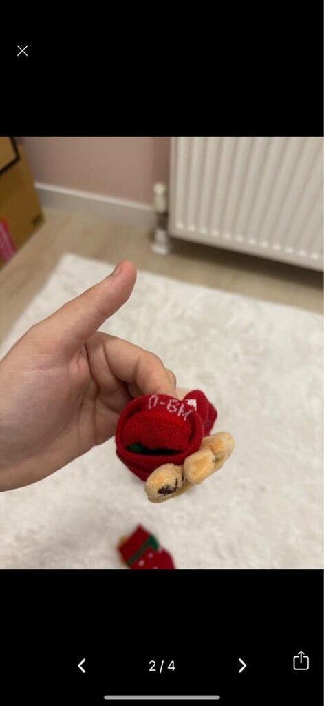 lcw yılbaşı bebek çorabı çıngıraklı - 2