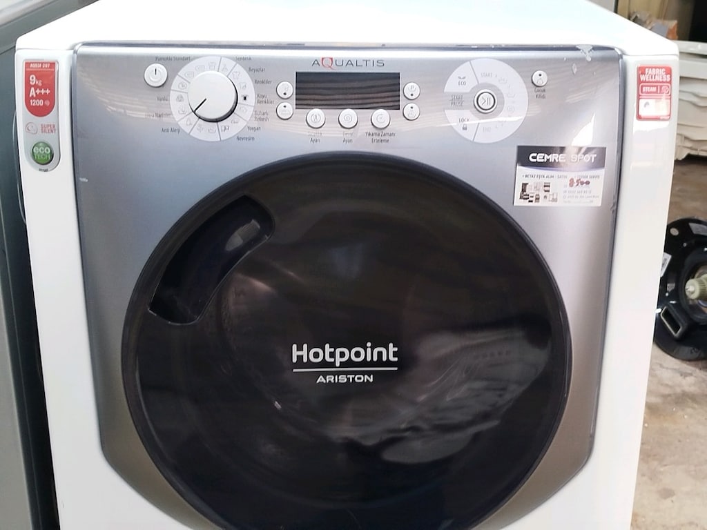 AQUALTİS 9 KG ÇAMAŞIR MAKİNESİ İZMİR İÇİ 3 AY GARANTİMİZ VARDIR - 4