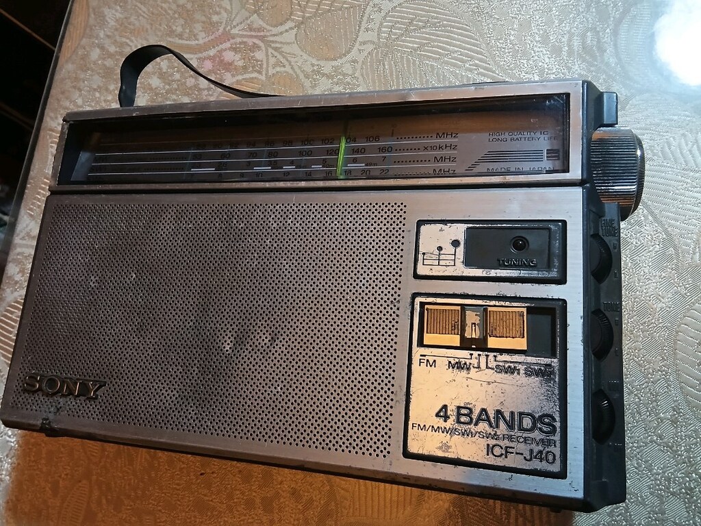 Sony marka vintage el radyosu - 4