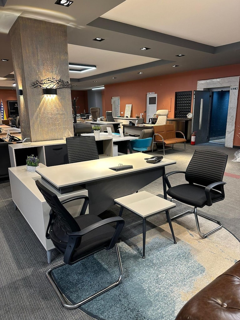 KLAS OFİS ÜSKÜDAR 160x75 AYTAŞI ANTRASİT GRİ EKO OFİS TAKIMI - 2