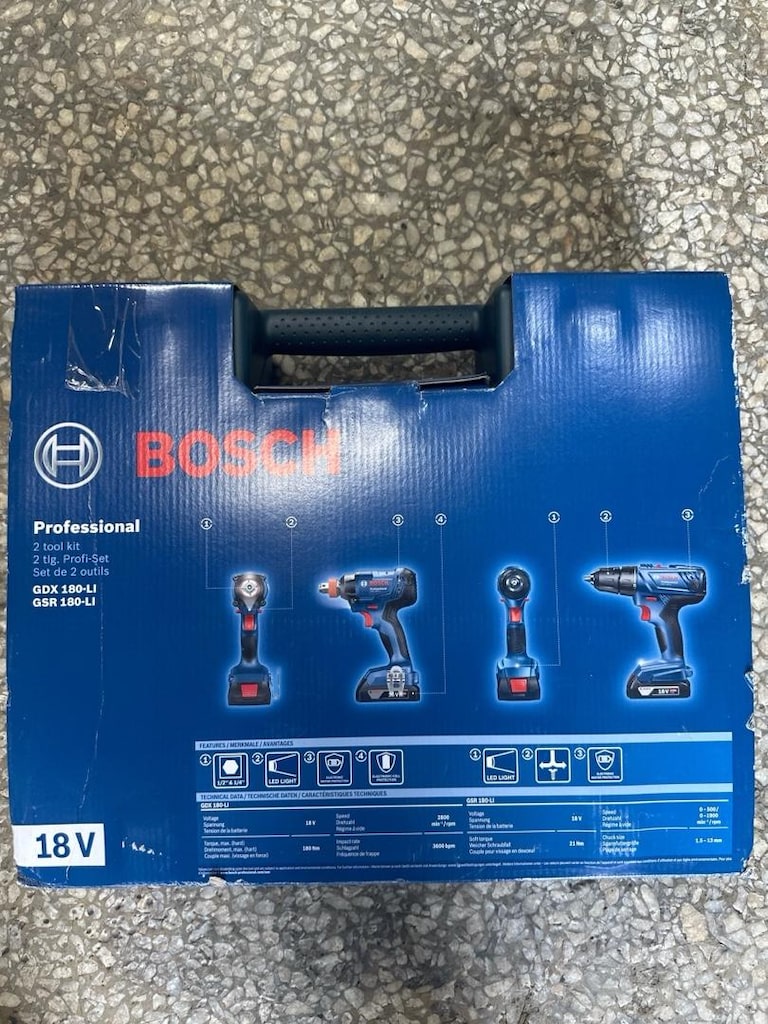 BOSH AKÜLÜ ŞARJLI MATKAP VE SOMUN SÖKME 18V - 3