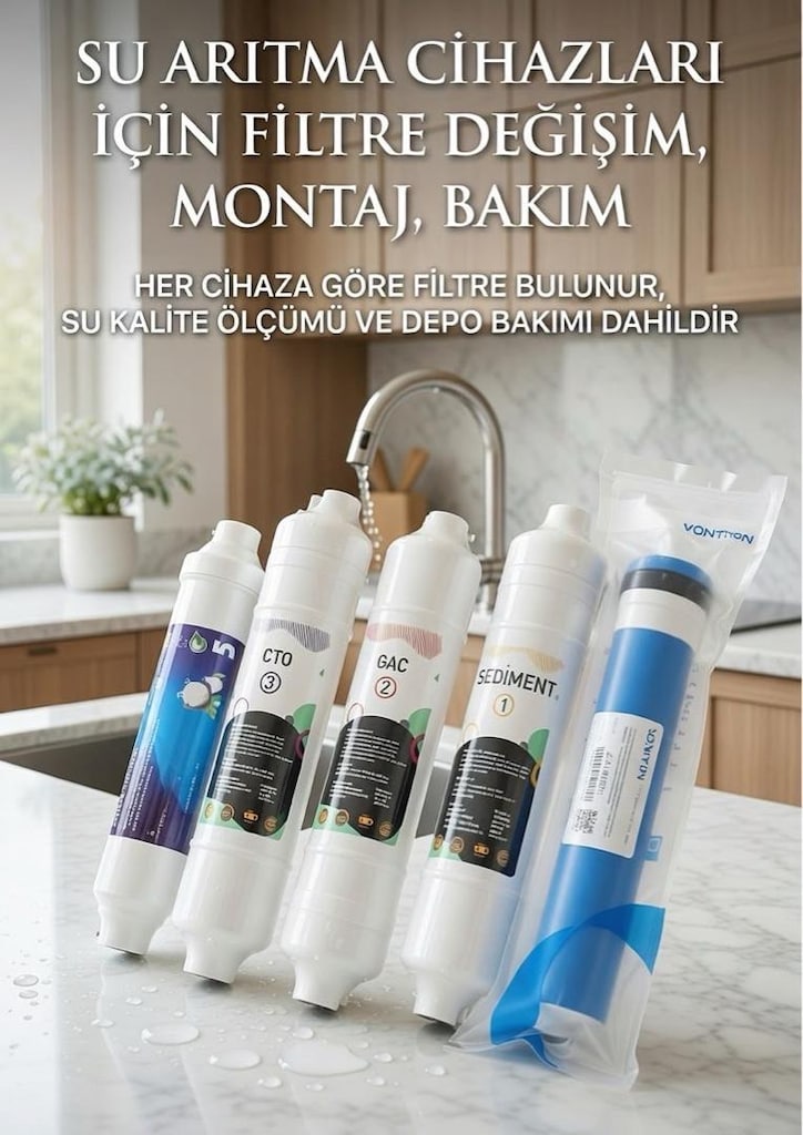 SU ARITMA CİHAZLARI FİLTRE DEĞİŞİMİ KAMPANYASI- MONTAJ DAHİL 1.700 TL. - 17