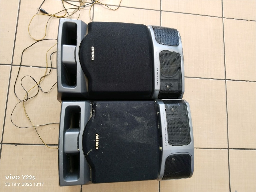 aiwa büyük set kolonu çalışır durumda kasada çizikler var - 5