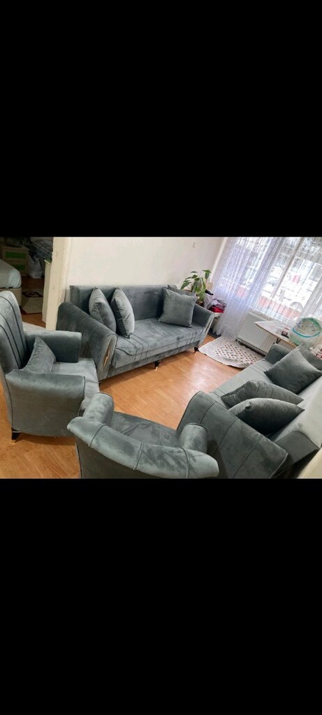 sıfır ürün çekyatlı Sandıklı oturma Grubu kapıda ödeme - 5