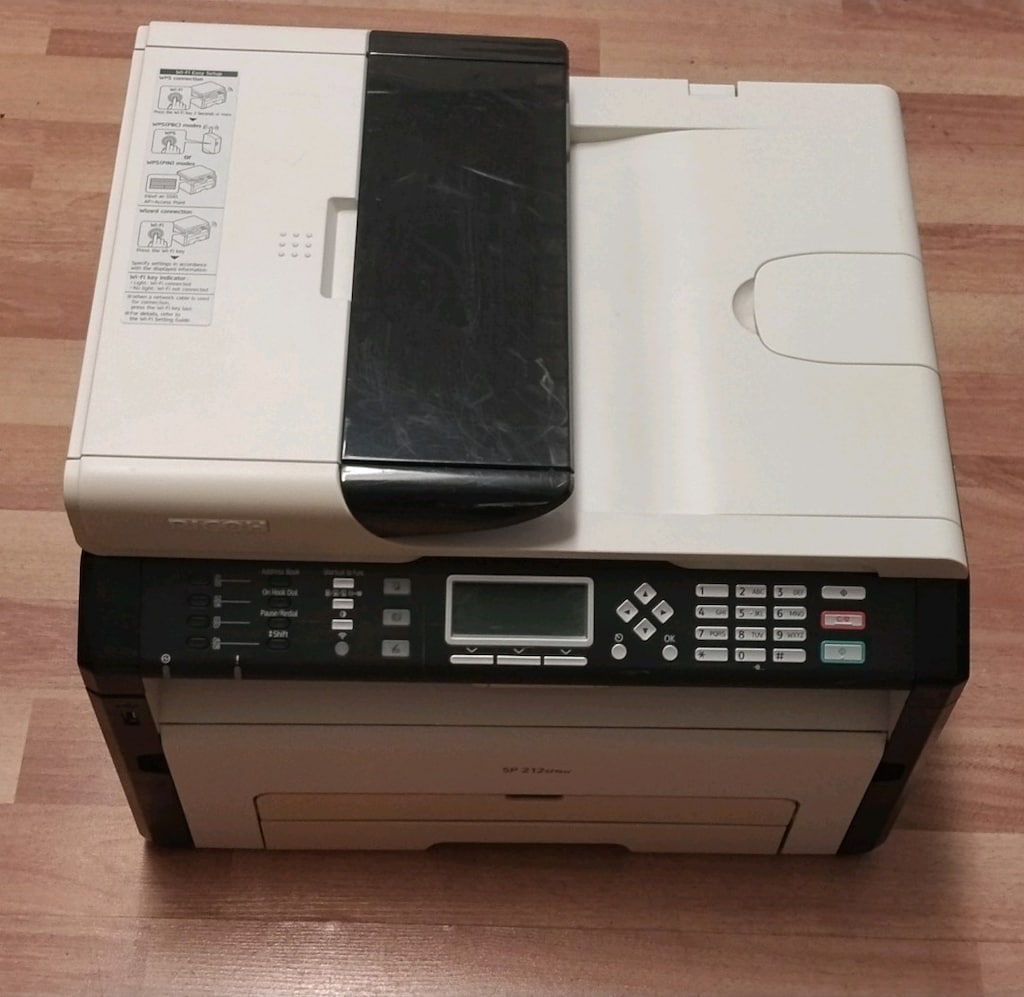 Yazıcı tonerli sıfır sayılır wifi ricoh sp 212sfnw dubleks, usb - 3
