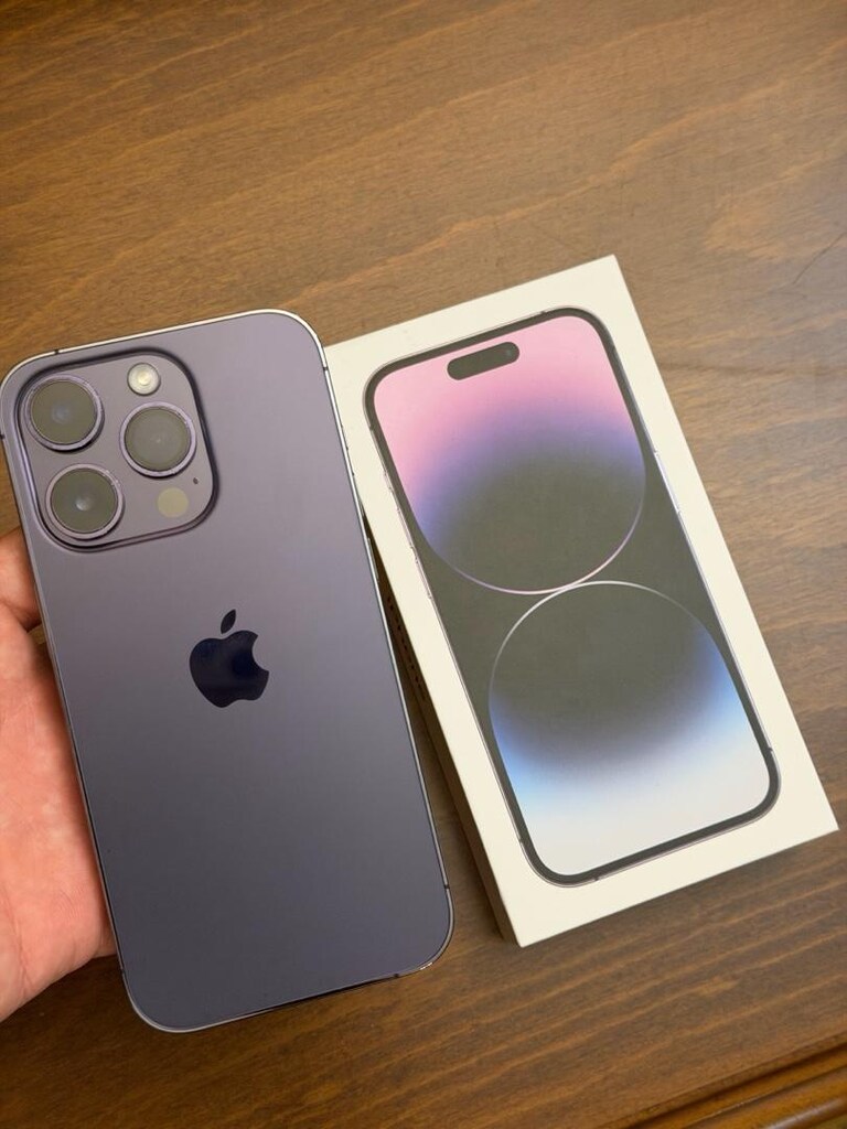iPhone 14 PRO 128 GB Kutulu Temiz Pil:84 - 6