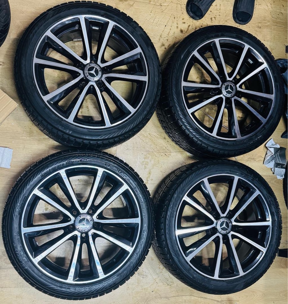Mercedes jant lastik takimi sifir ayarinda 5x112 18 inç - 3