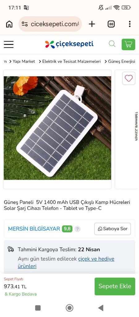 Solar Panel( yurtdışından alınmıştır) - 5