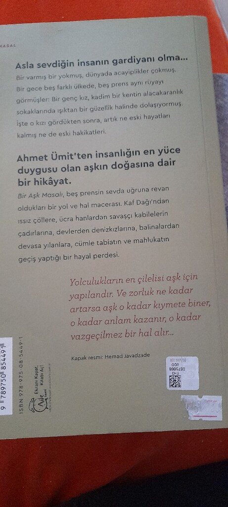 BİR AŞK MASALI, AHMET ÜMİT - 2