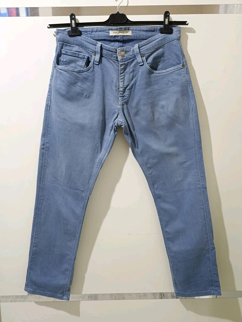 BUZ MAVİSİ KOT PANTOLON "MAVİ" - 2