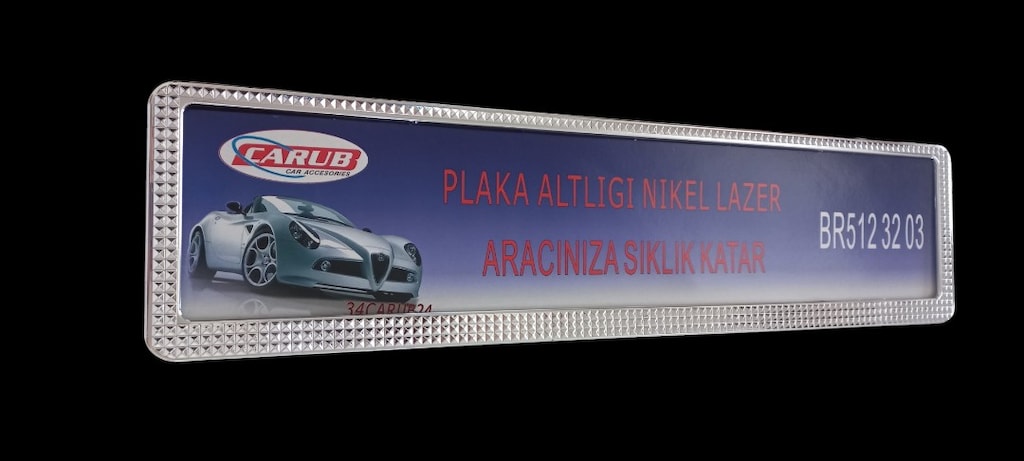 Carub Marka Plaka Altı Nikel Lazer Vakum