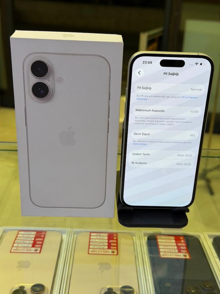 İPHONE 16 PİL 100 GARANTİLİ SIFIRDAN FARKSIZ TAKASA AÇIK - 5