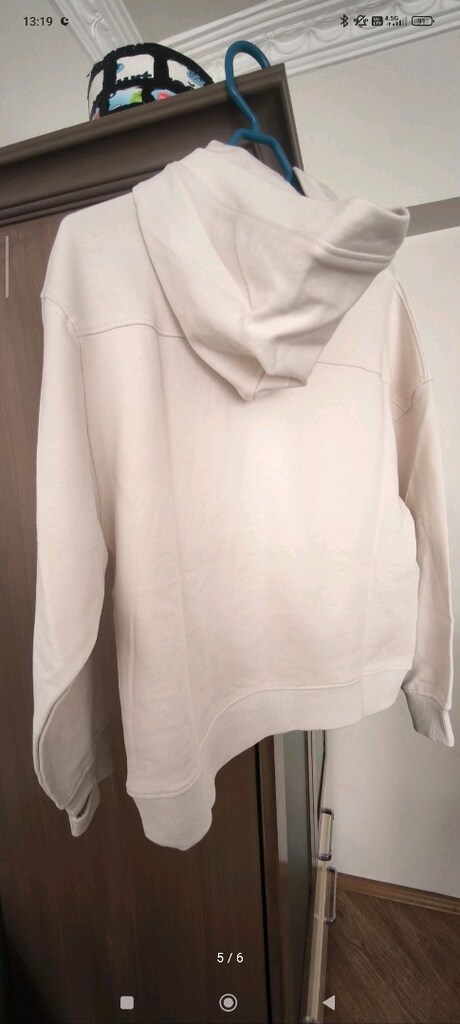 etiketli mango kapşonlu bluz unisex - 5