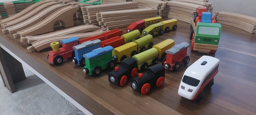 İkea Akşap tren set 4 set ve fazlası - 3