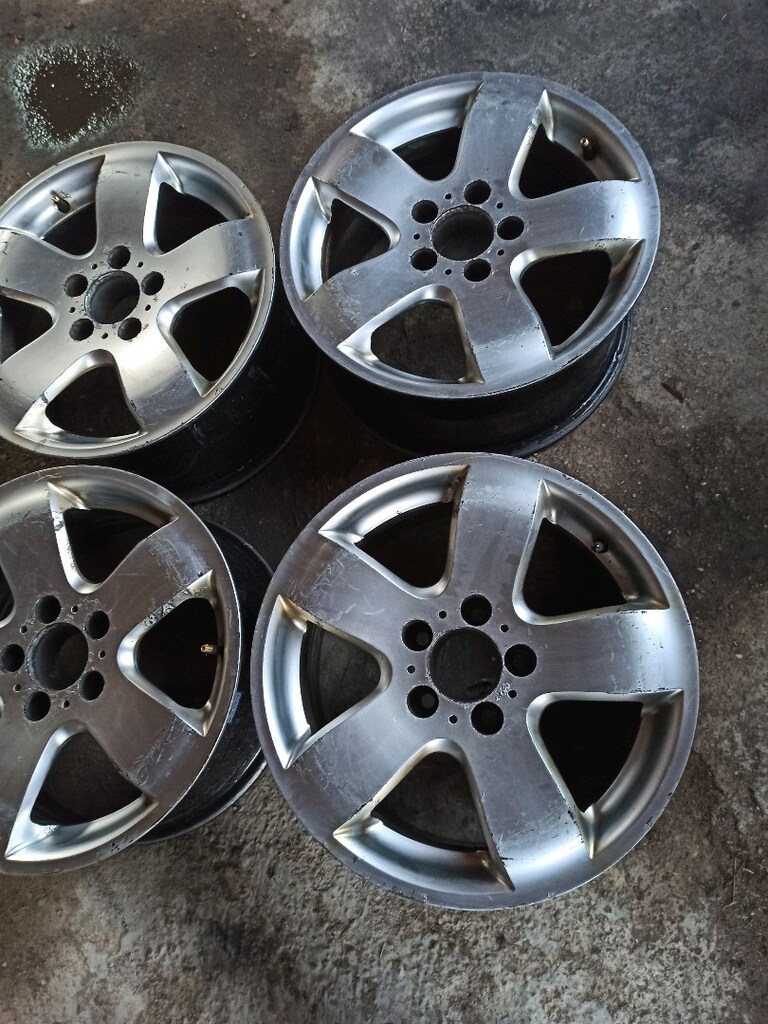 16 inç Mercedes w211 w210 w124 5x112 bijon aralığında Jant takımı - 2