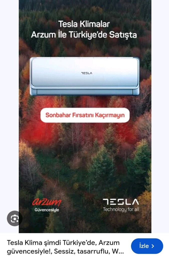 Klima 12000 BTU Tesla İnverter - 3