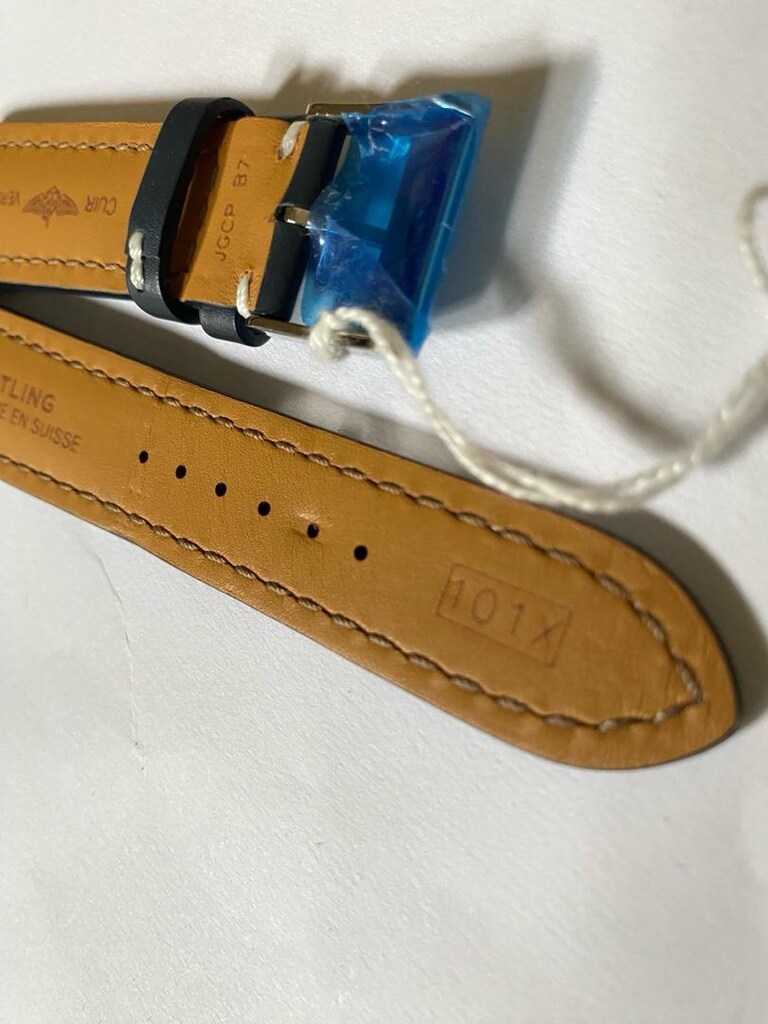 Breitling 24 mm lacivert kordon tokalı - 5