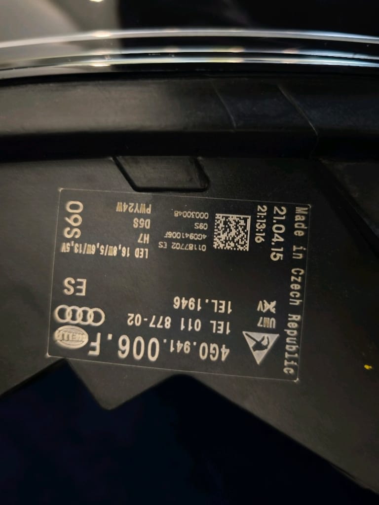 Audi A6 xenon mercek ledli orjinal farlar 2014-2018 Makyajlı Kasa - 6