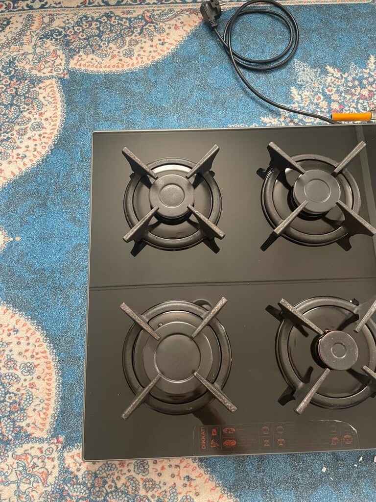 FERRE SET ÜSTÜ CAM OCAK 1240 CE SİYAH - 2