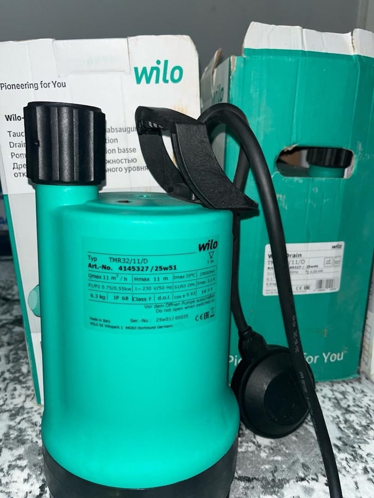 Wilo-Drain TMR 32/11/D Dalgıç Kirli ve Temiz Su Pompası - 2
