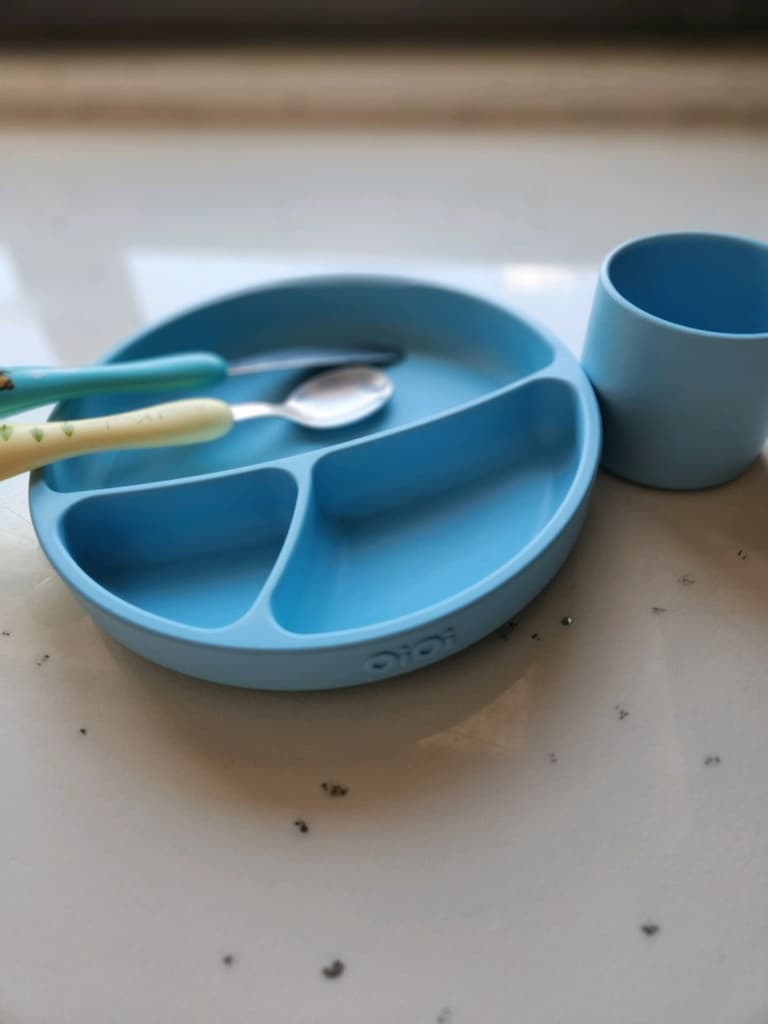 oioi bebek ek gıdaya geçiş tabak taķımı - 8