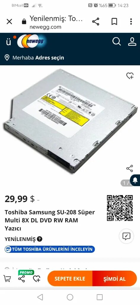 HP DİZ ÜSTÜ BİLGİSAYAR DVD OKUYUCU VE YAZICI SÜRÜCÜSÜ SU-208 - 9