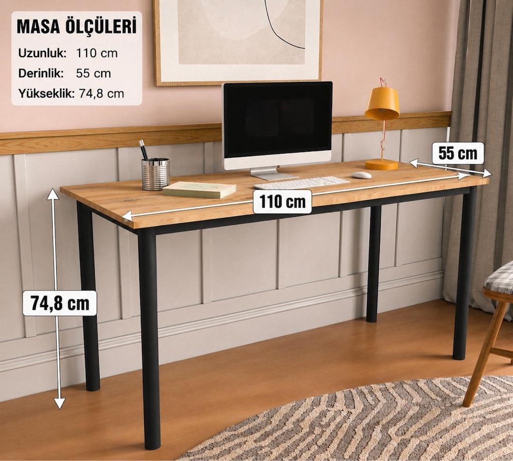 DEKOPRATİK - Viva Çalışma Masası Bilgisayar Masası - 2