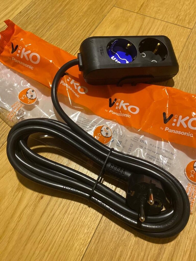 Viko Panasonic Uzatma 2’li Priz, 3 Metre - 2