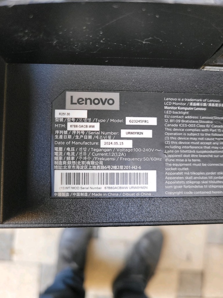 Lenovo Legion ekranı kırık monitör - 2
