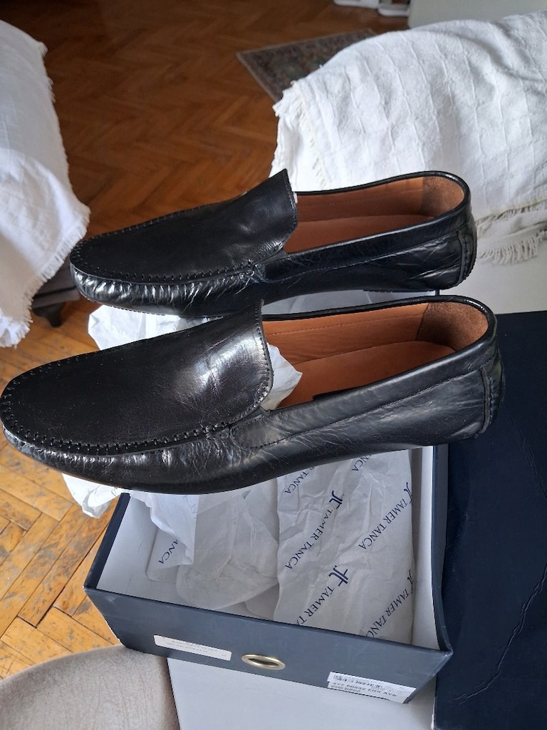 TAMER TANCA ERKEK DERİ LOAFER driving shoes AYAKKABI SIFIR 44 - 4