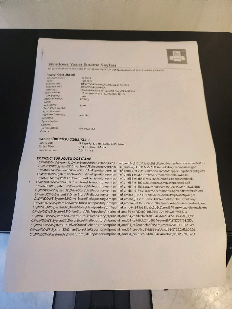 hp M125NW lazer yazıcı MÜKEMMEL DURUMDA - 5